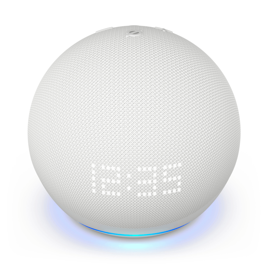 Alexa Echo Dot 5ª Gen Altavoz Inteligente con Reloj Blanco - Amazon