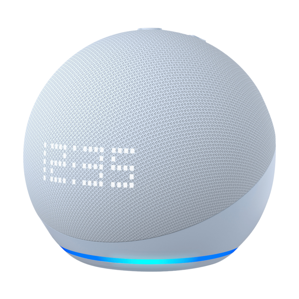 Alexa Echo Dot 5ª Gen Altavoz Inteligente con Reloj Azul - Amazon