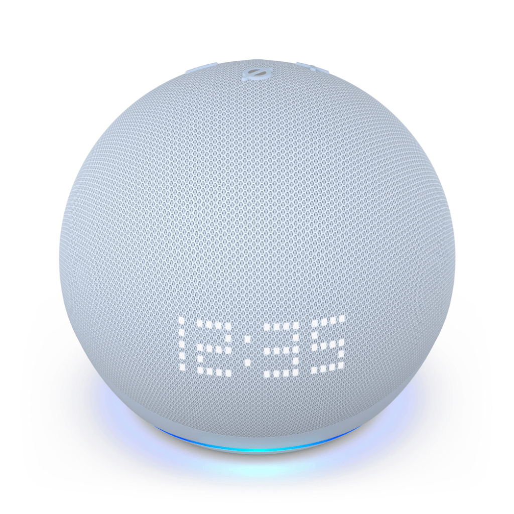 Alexa Echo Dot 5ª Gen Altavoz Inteligente con Reloj Azul - Amazon